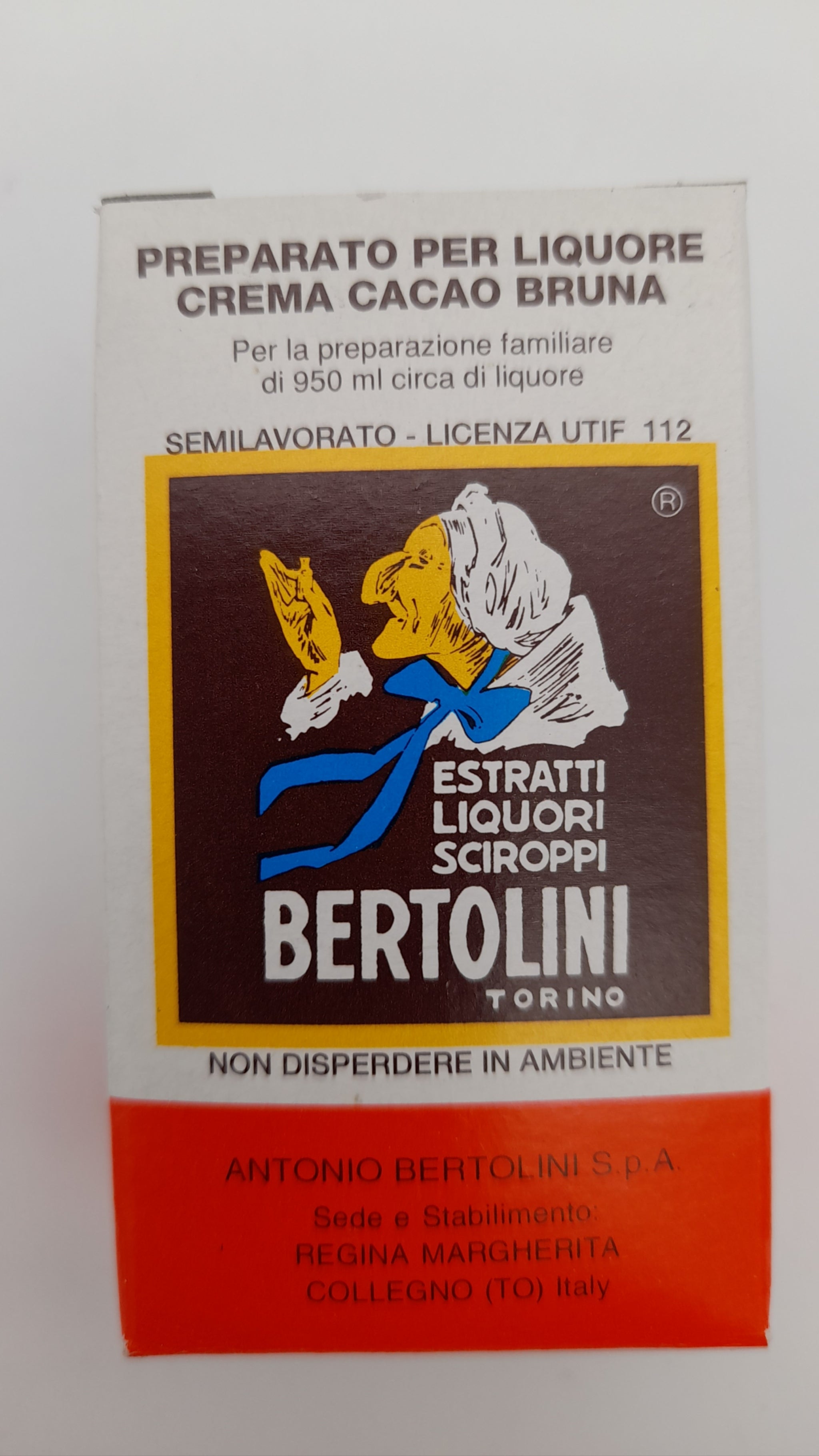 Estratto liquore crema cacao bruna 20ml Bertolini