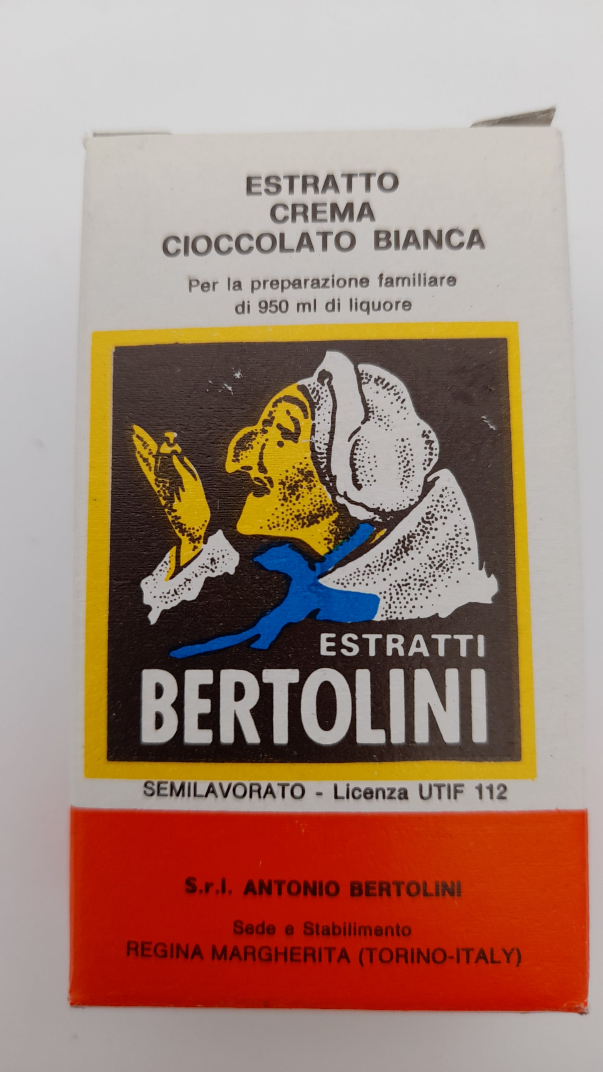 Estratto liquore crema cioccolato bianca 20ml