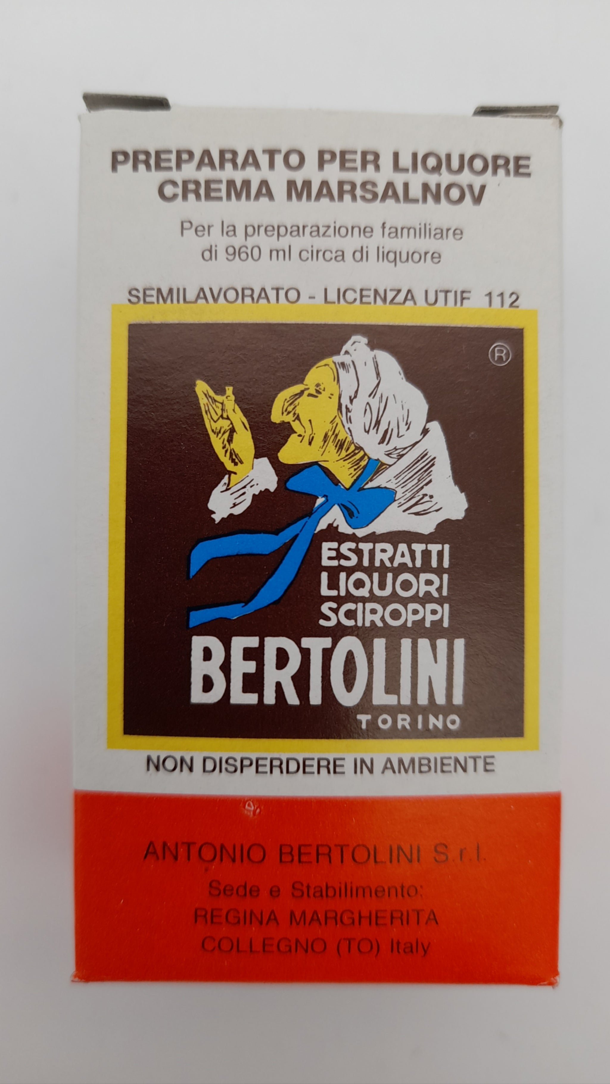 Estratto crema marsala all'uovo 20ml Bertolini