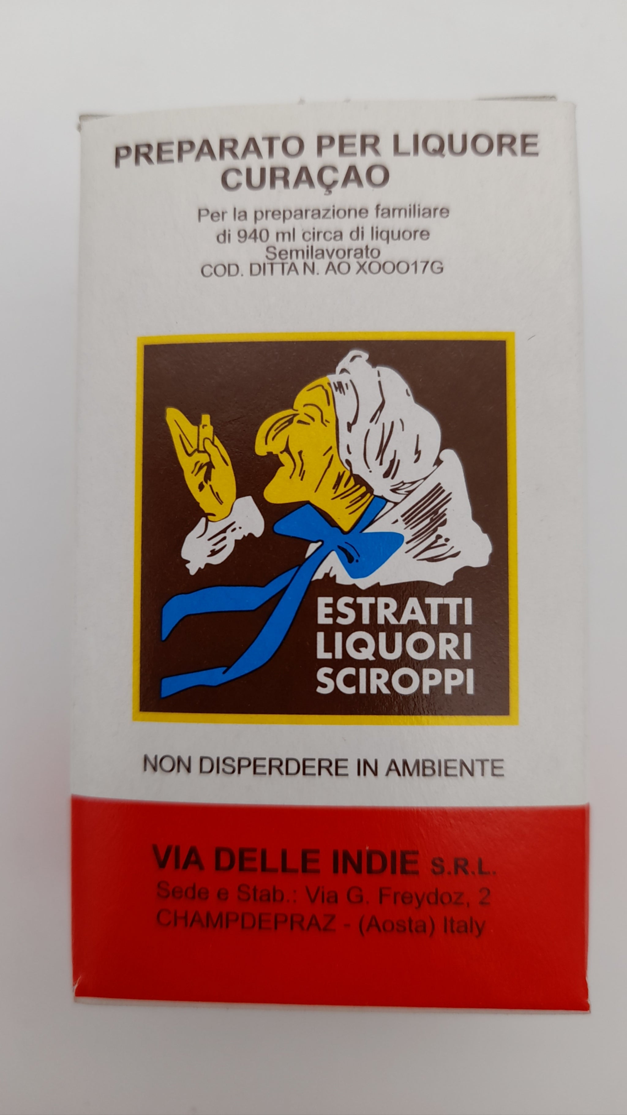 Estratto liquore curacao 20ml