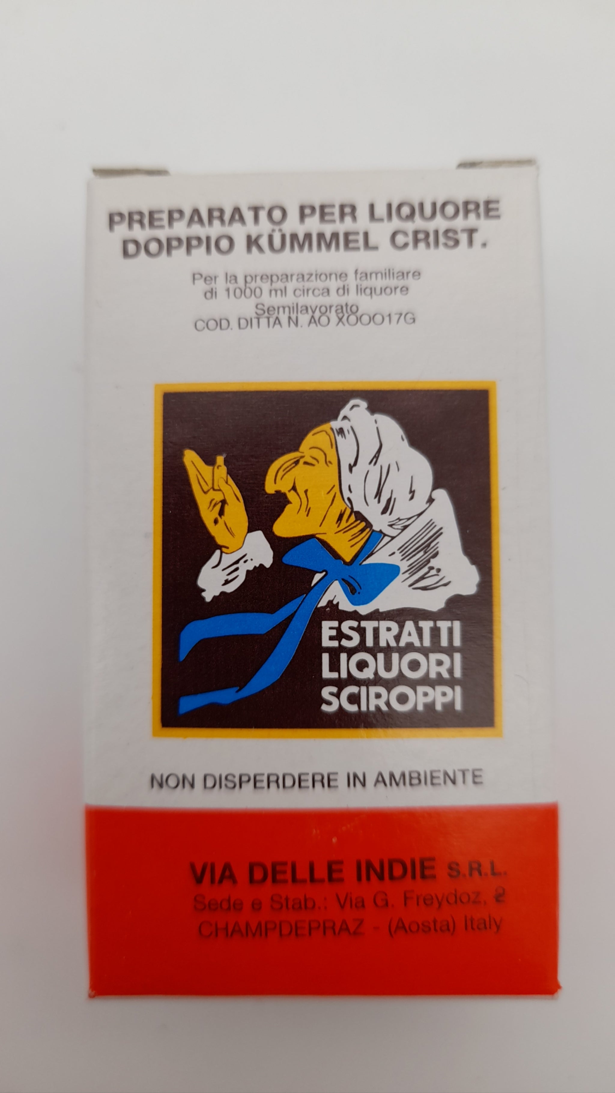 Estratto liquore doppio kummel crema 20ml