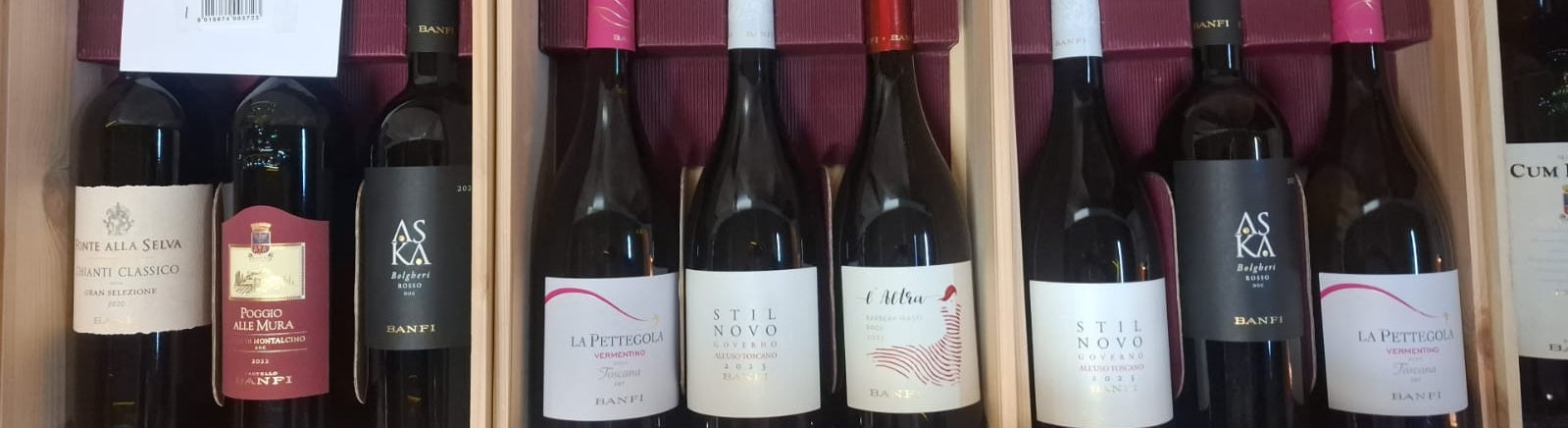 Vini cassette di legno