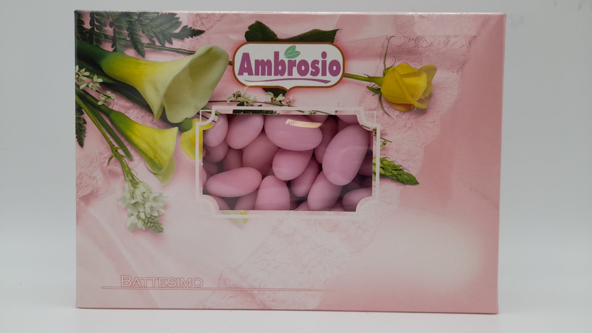 Confetti Ambrosio mandorla intera rosa 1000g